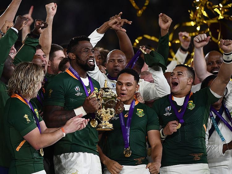 South Africa's flanker Siya Kolisi