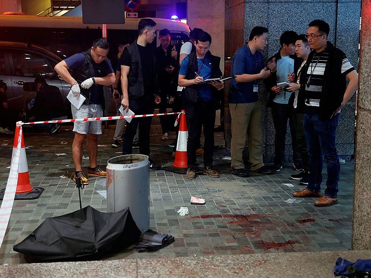 Hong Kong knife attack