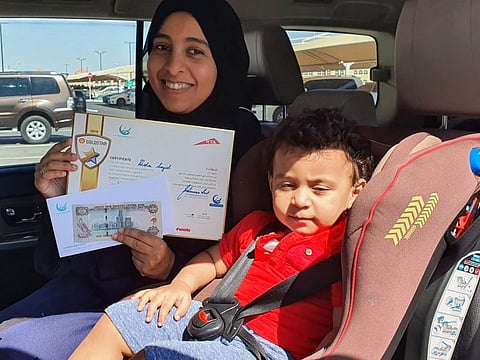 Dubai road users were left pleasantly surprised after being pulled over by police – for safe driving – on the first day of the ‘Shell GoldStar Contest’, which rewarded 10 road users Dh1,000 each on Monday.
