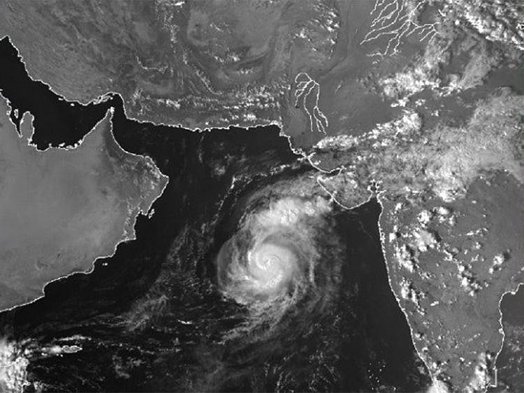 The satellite image 