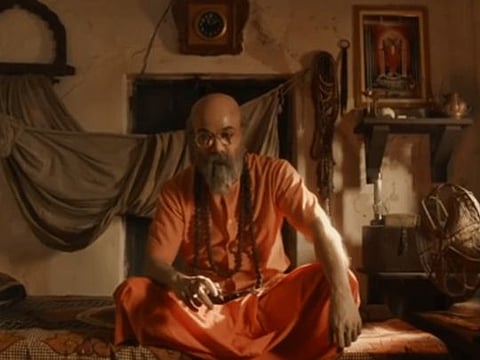Prasenjit Chatterjee in a still from the film Gumnaami.