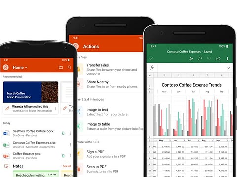 Microsoft Office app preview