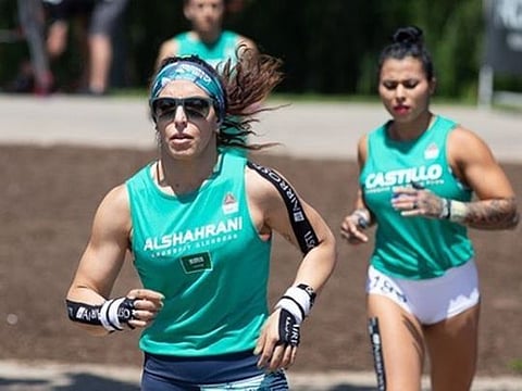 Amal Alshahrani in action.