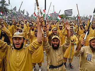 Pictures: Look how Pakistan’s Azadi March protestors feel at home in Islamabad