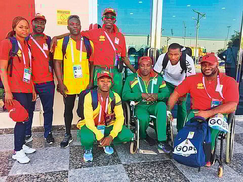 The squad from Cameroon want to show the world that their country has many sporting talents besides football. 