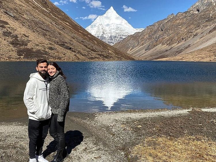 Virat Kohli with Anushka Sharma