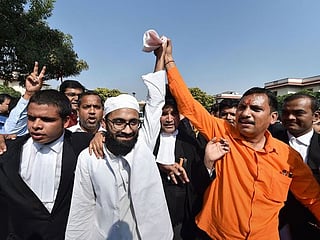 Ayodhya verdict in pictures: Celebrations in India