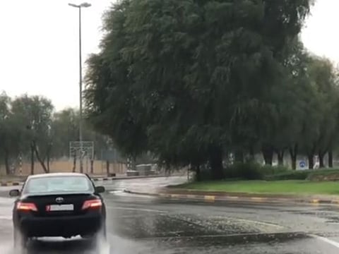 Rain in Al Ain