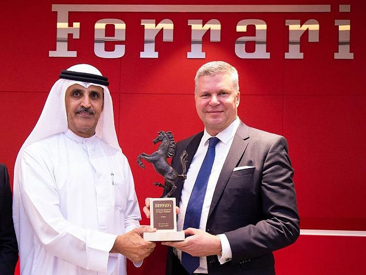 Auto Al Tayer Ferrari showroom