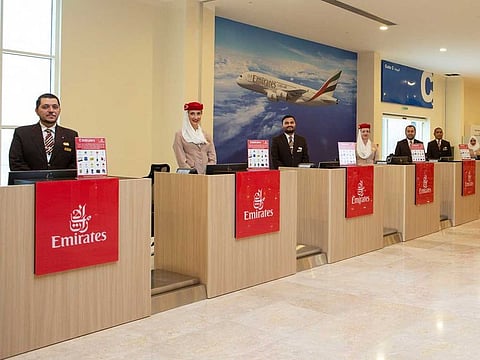 The Emirates check-in counters, located at Port Rashid, will allow passengers who are disembarking from their cruise ships to check in for their onward Emirates flight at the same facility.