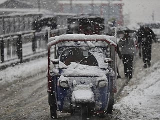 In photos: Jammu and Kashmir gets first snowfall of the season
