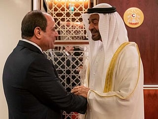 Egyptian President starts two-day state visit to UAE