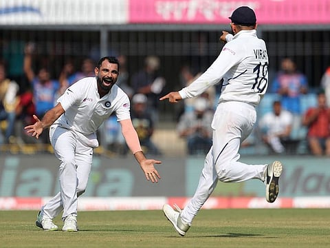 Mohammad Shami is part of an inspired pace attack for India.