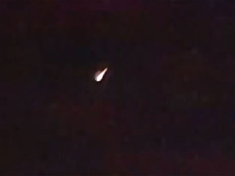UAE residents saw light streaking across Dubai on November 13, 2019.