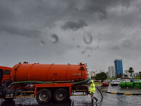 Clearing rain water accumulation is one of the major tasks of the emergency response teams during heavy rains.  