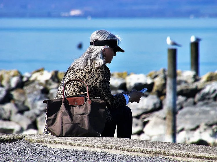 Woman on phone, generic