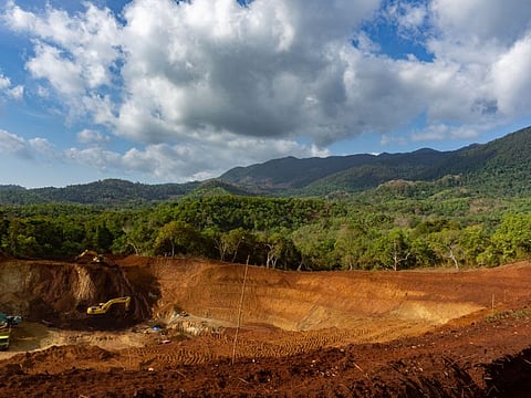 A nickel mine on Indonesia’s Kabaena Island. MUST CREDIT: Photo by Ian Morse for The Washington Post.
