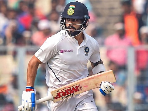 Indian skipper Virat Kohli was in unstoppable form on way to his 27th Test century at the Eden Gardens today.