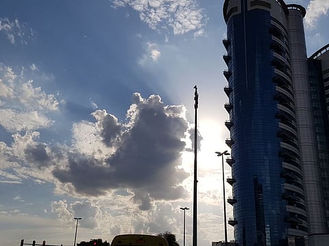 Cloudy skies in Dubai [File image]