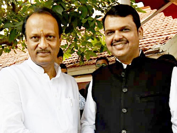 Ajit Pawar and Devendra Fadnavis 
