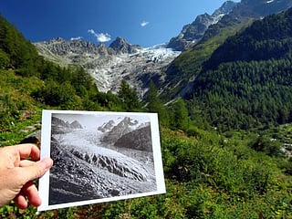 New photos vs old: Comparisons show dramatic Swiss glacier retreat 