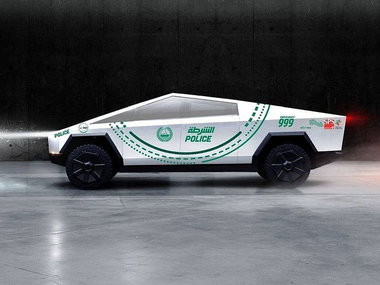 Dubai Police cybertruck