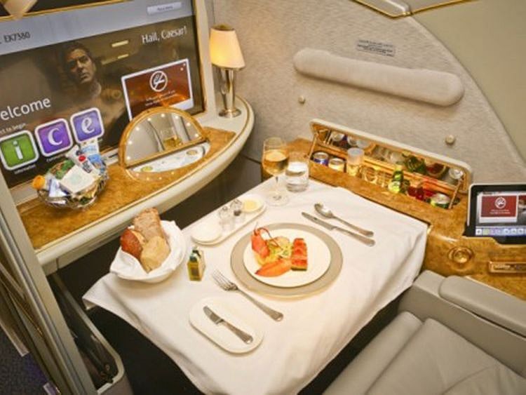 Emirates A380 First Class 