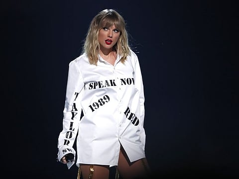 2019 American Music Awards - Show - Los Angeles, California, U.S., November 24, 2019 - Taylor Swift performs a medley.