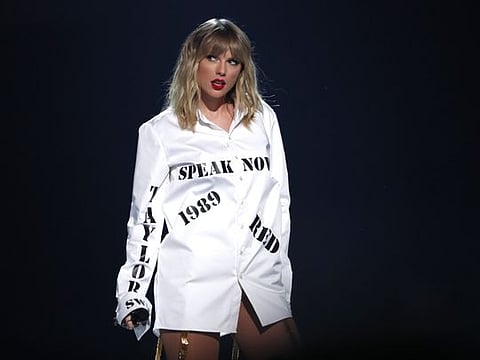 2019 American Music Awards - Show - Los Angeles, California, U.S., November 24, 2019 - Taylor Swift performs a medley.