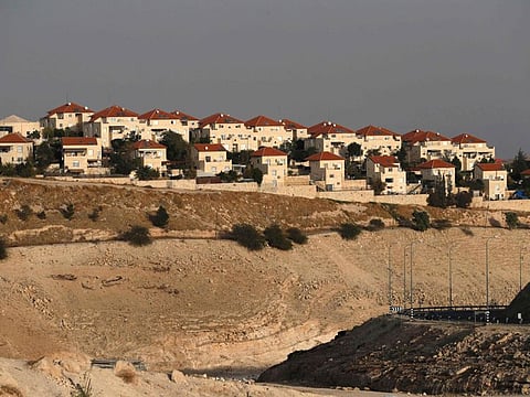 Israeli colony of Maale Adumim in the occupied West Bank on the outskirts of Jerusalem is pictured on November 26, 2019