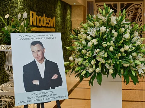 Rhodes ran two restaurants in Dubai, Rhodes W1 at the Grosvenor House Hotel and Rhodes Twenty10 at Le Royal Meridien Beach Resort and Spa.