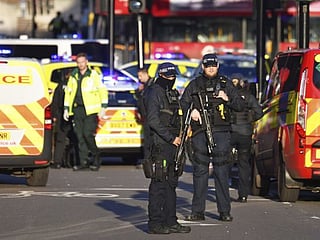 Pictures: Panic and chaos as police close London Bridge