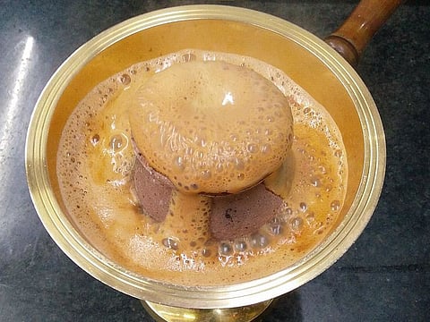 Tandoori chai is made using traditional clay pots