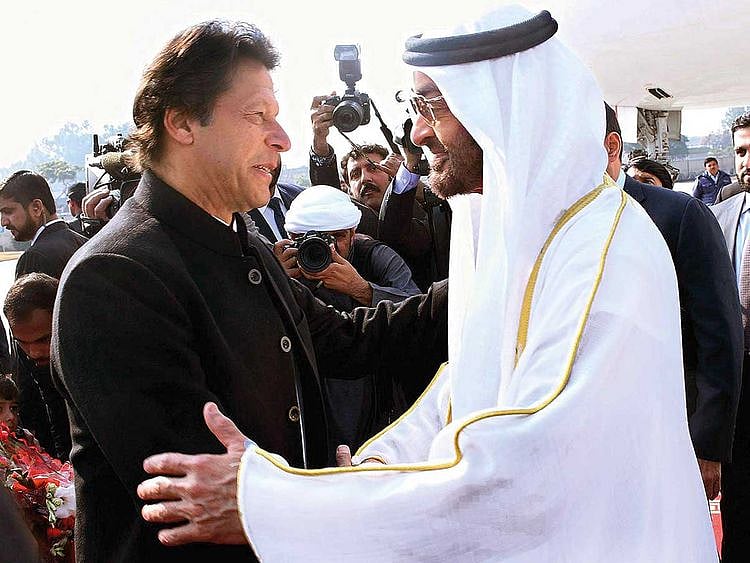 Imran with MBZ