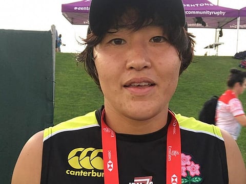 Japan women's sevens rugby captain Chiharu Nakamura.