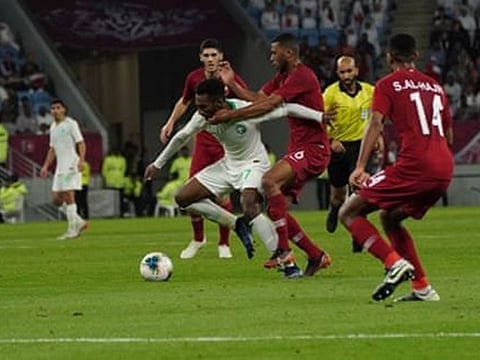 Saudi Arabia defeated Qatar to reach the Gulf Cup final.