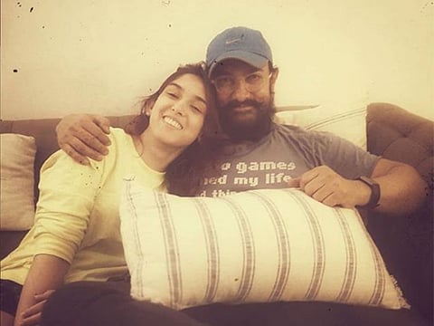 Ira and Aamir Khan.