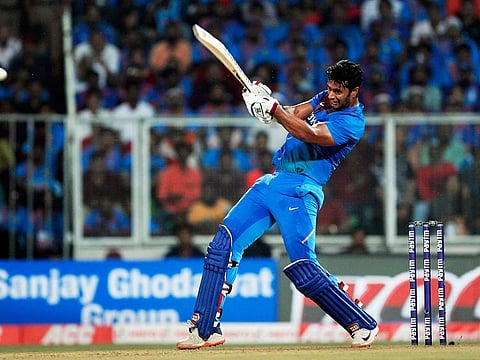 India's Shivam Dube.