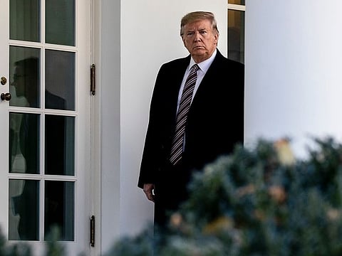 President Donald Trump at the White House in Washington, Nov. 25, 2019.
