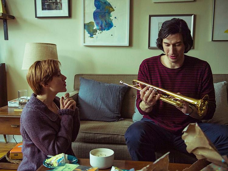 Adam Driver and Scarlett Johansson in 'Marriage Story'.