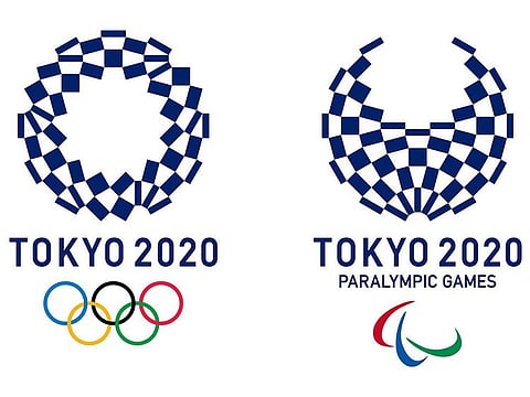 The Tokyo Olympics and Paralympics logos