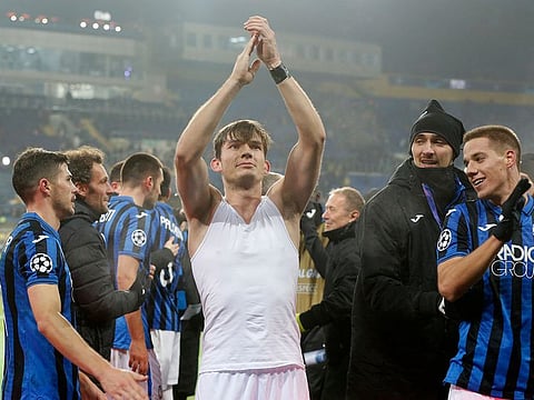 Atalanta celebrate victory