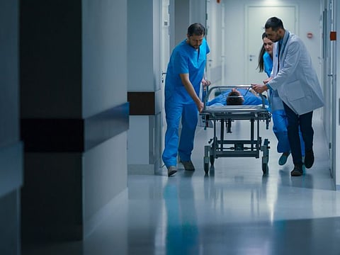 At the Cleveland Clinic Abu Dhabi, owned by the Abu Dhabi Government, patients are admitted, if required, regardless of insurance cover, Dr Kobersy explained. The hospital also uses an early warning score to determine which patients need treatment most urgently. Picture used for illustrative purpose only.