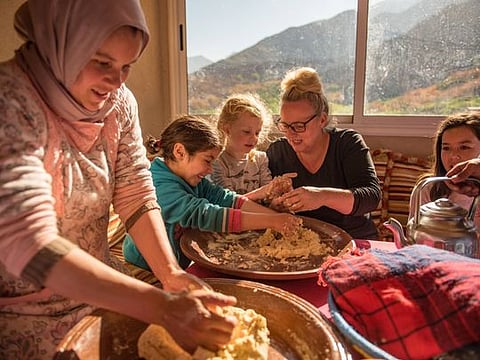 Intrepid Travel organizes homestays in the village of Aroumd, Morocco