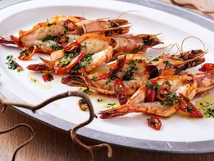 Charred King Prawns keto
