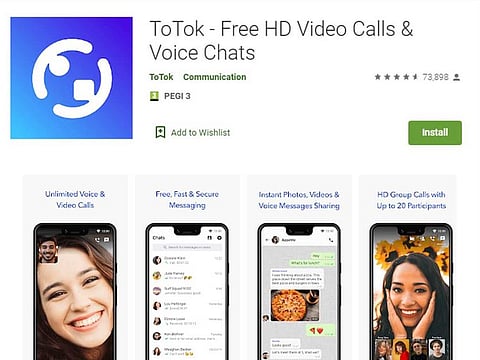 Residents in the UAE can now make free national and international voice and video calls using ToTok app.