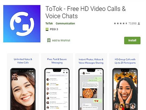 Residents in the UAE can now make free national and international voice and video calls using ToTok app.
