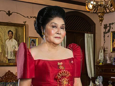 The former Philippines first lady Imelda Marcos on her 85th birthday.