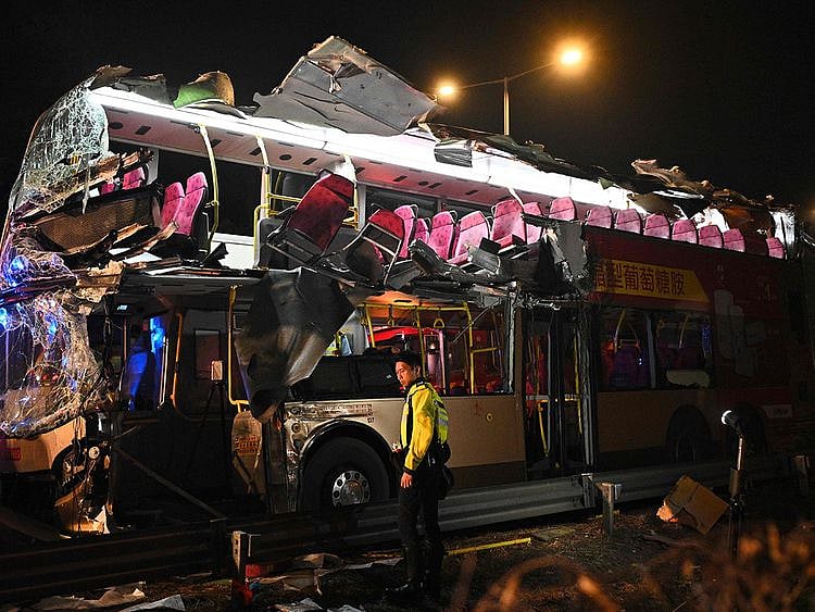 Hong Kong bus crash