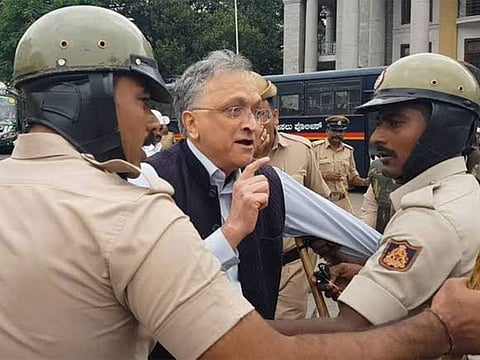 India protests: Historian Ramachandra Guha, mid-interview, detained by police